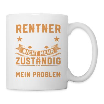 Retraite non responsable - Retraités 2026 - Mug blanc - blanc - Droite