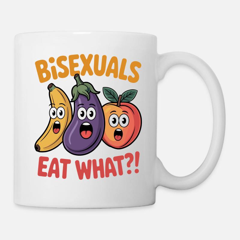 BiSexuals Eat What?! Fruit Tea - Mug - white