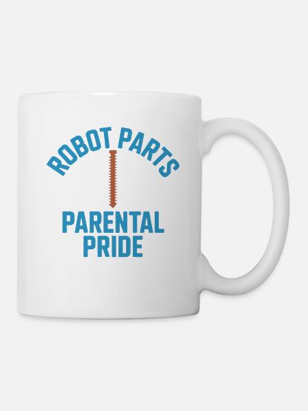 Roboterteam-elterngeschenk - Tasse - Weiß