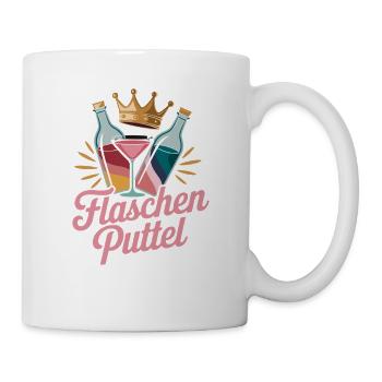 Bottles Püttel Cocktail Crown Party Saying Bachelor Party - Mug - white - Right