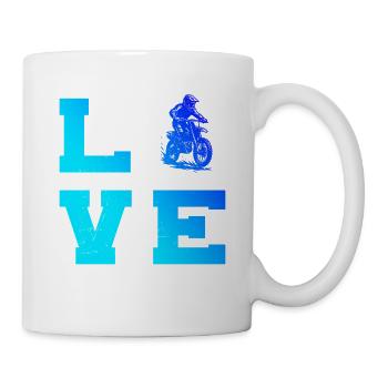 A must-have for real motocross - Mug - white - Right