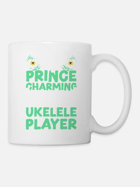 Hawaiian Ukulele Uke Girlfriend My - Tasse - Weiß
