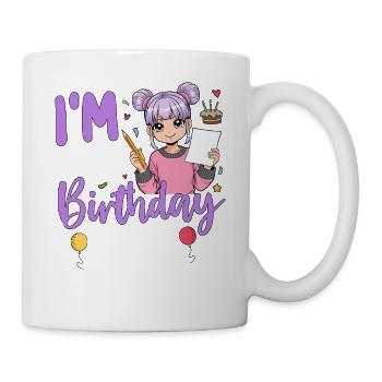 I'm The Birthday Girl - Mug - white - Right
