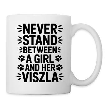 Vizsla Saying Girl Funny Vizsla Gift - Mug - white - Right