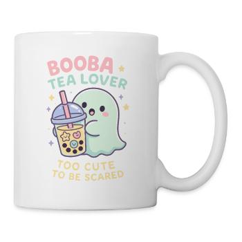Bubble Tea Ghost, Cute Boba Lover - Mug - white - Right