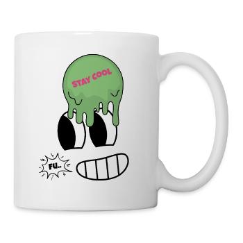 Stay Cool - Tasse - Weiß - Rechts