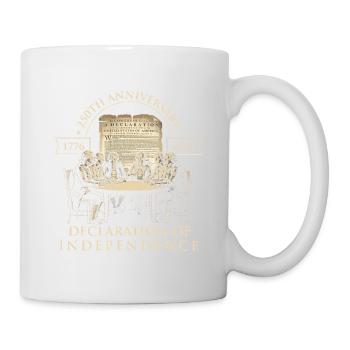 1776 2026 250e anniversaire Amérique 4 juillet États-Unis - Mug blanc - blanc - Droite