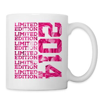 ÉDITION LIMITÉE 2014 12 ANS PINK 12E ANNIVERSAIRE - Mug blanc - blanc - Droite