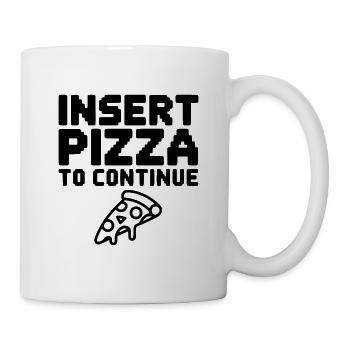 Insert Pizza to Continue - Mug - white - Right