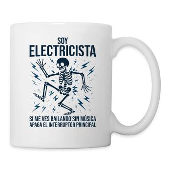Elektriker, lustiger Mann | Ich bin Elektriker - Tasse - Weiß - Rechts