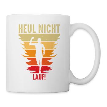 Joggen Geschenk Jogger Laufsport Sport Fitness - Tasse - Weiß - Rechts