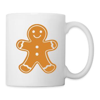 Lebkuchenmann Klassischer Lebkuchenmann - Tasse - Weiß - Rechts