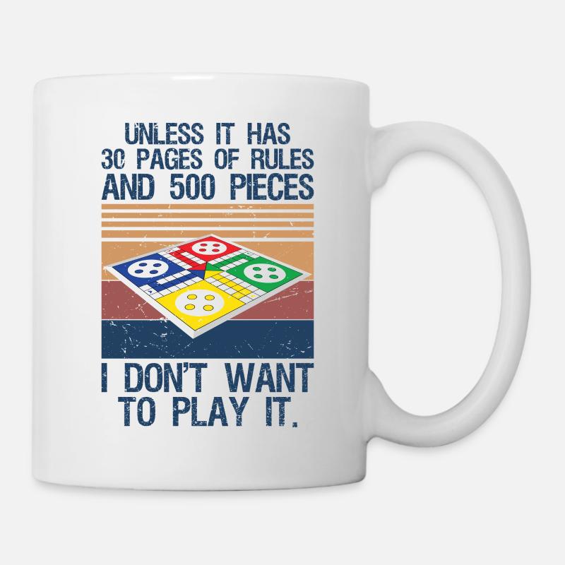 Board Game Joke Funny Board Game - Tasse - Weiß