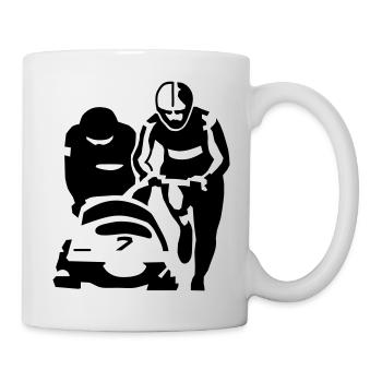 Bobsleigh - Mug blanc - blanc - Droite