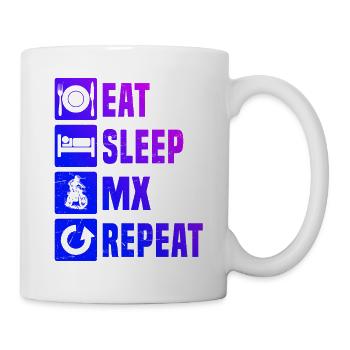 Ambiances de motocross pour le motocross - Mug blanc - blanc - Droite