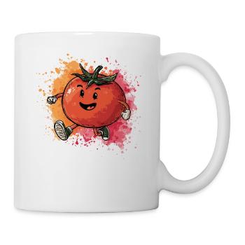 Tomato in a sprint - Mug - white - Right