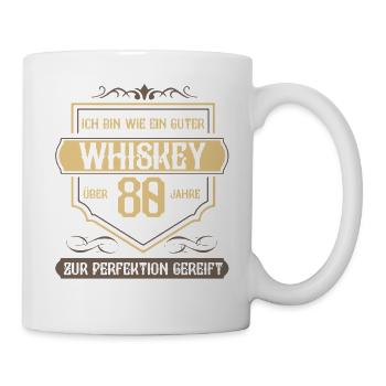 80. Geburtstag 80 Jahre alt Spruch Geschenk - Tasse - Weiß - Rechts