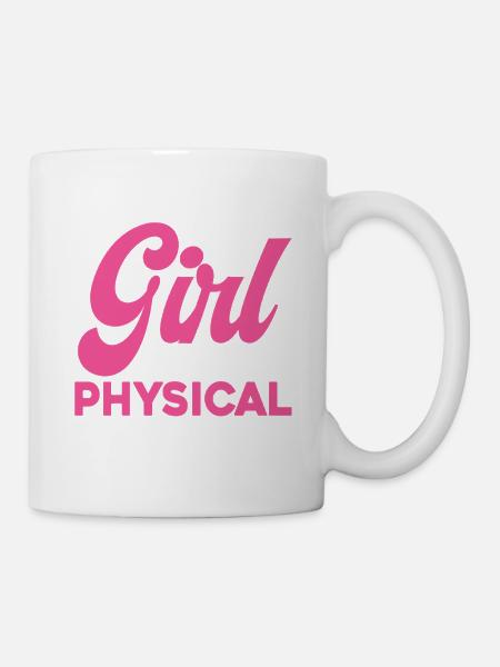 Mädchen liebt Physiotherapie - Tasse - Weiß