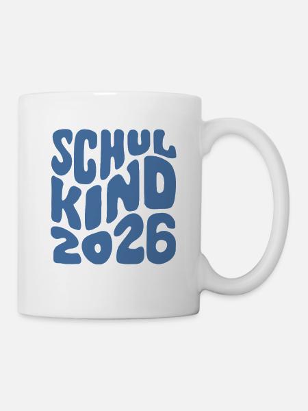 Schulkind 2026 - Einschulung - Erstklässler - Tasse - Weiß