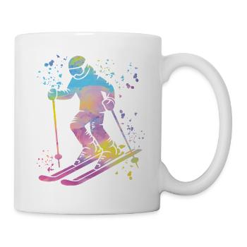 Alpine skiing Winter sports Nordic skiing - Mug - white - Right