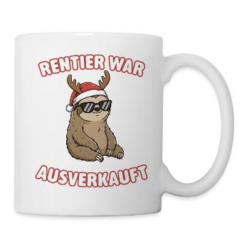 Rentier War Ausverkauft - Tasse - Weiß - Rechts