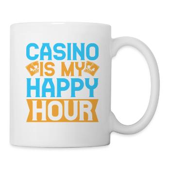Gambling Fan Casino est mon happy hour casino - Mug blanc - blanc - Droite