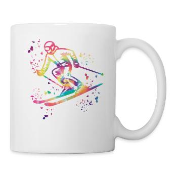Alpine skiing Winter sports Nordic skiing - Mug - white - Right