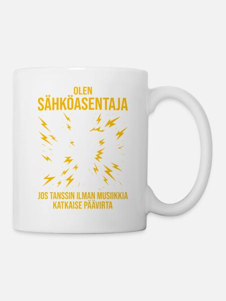 Elektriker, ich bin Elektriker - Tasse - Weiß