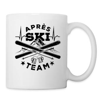 Après Équipe de ski, sports d’hiver, forfaits ski - Mug blanc - blanc - Droite