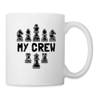 My Crew Chess Pieces Funny Strategist Graphic - Mug - white - Right