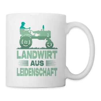 Agriculteur offre des cadeaux agricoles Tracteurs agricoles - Mug blanc - blanc - Droite