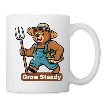 Wachse Beständig – Bärenbauer - Tasse - Weiß - Rechts