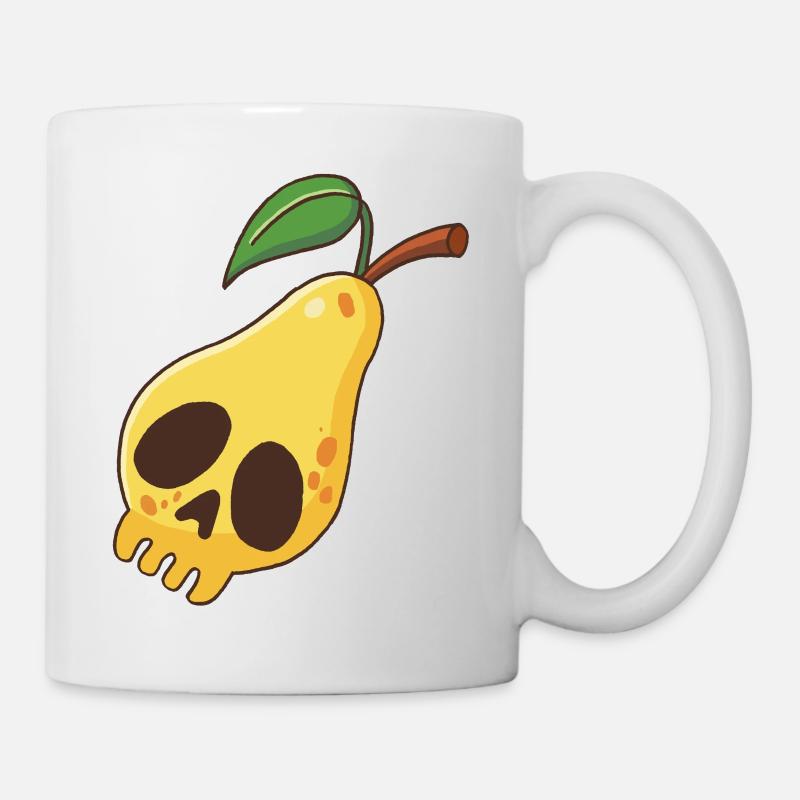 Crâne de poire - Mug blanc - blanc