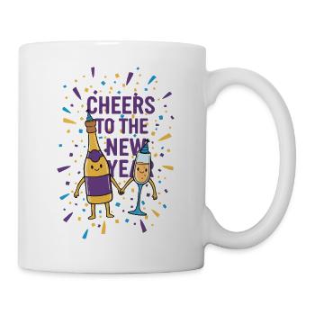 Cheers To The New Year Celebration Festivity - Mug - white - Right