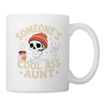 La tante cool de quelqu’un - Mug blanc - blanc - Droite