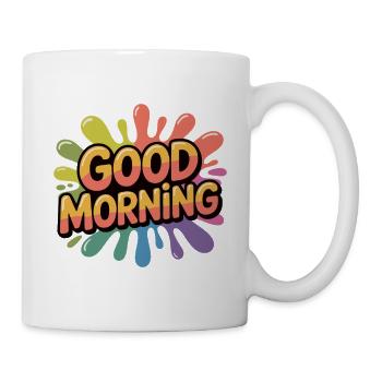Good Morning Rainbow Splash - Mug - white - Right