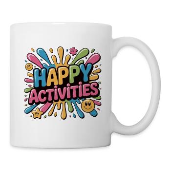 Happy Activities Splash Burst - Mug - white - Right