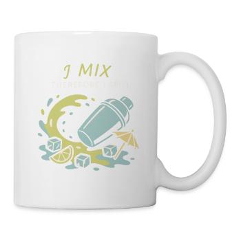 Shaker Steckt Fest Anfänger-mixologe - Tasse - Weiß - Rechts