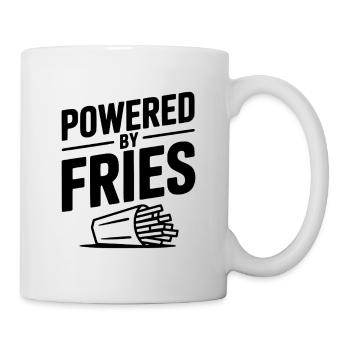 Propulsé par Fries - Mug blanc - blanc - Droite