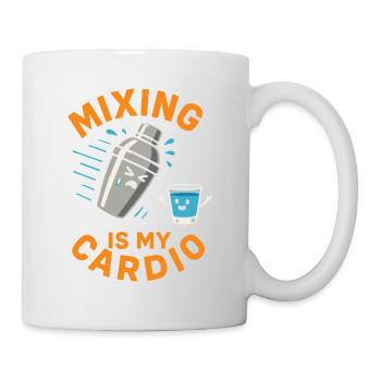 Shaker Steckt Fest Anfänger-mixologe - Tasse - Weiß - Rechts