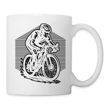 Iconisches Roadbike Motiv - Tasse - Weiß - Rechts