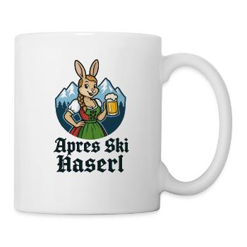 Après-ski Haserl Dirndl Beer Alpine atmosphere - Mug - white - Right