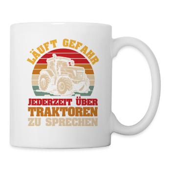Tractor Farmer Farmer Tractor Driver Tractor - Mug - white - Right