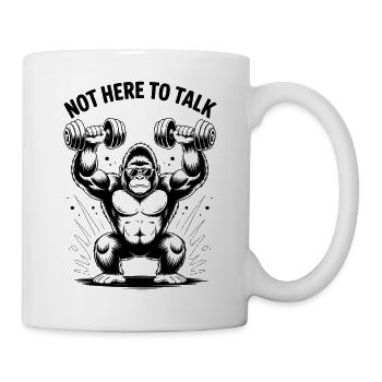 Drôle de cadeau de la musculation en mode bodybuilding - Mug blanc - blanc - Droite