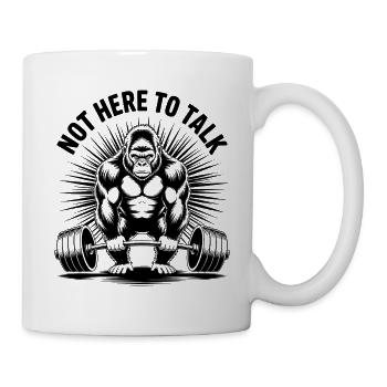 Drôle de cadeau de la musculation en mode bodybuilding - Mug blanc - blanc - Droite
