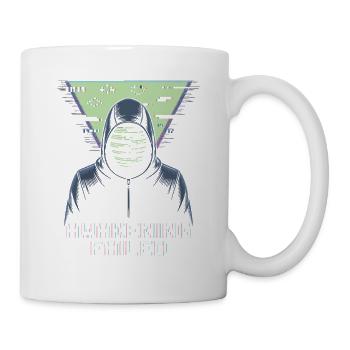 Awakening Failed – Retro Cyber Glitch - Mug - white - Right