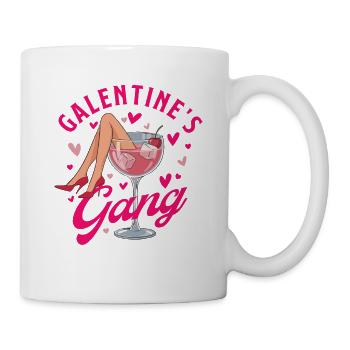 Galentine Gang Slay Together Matching Gals Look - Mug - white - Right