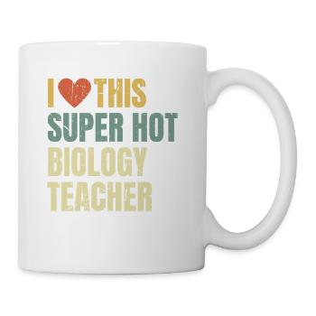 I Love This Super Hot Biology Teacher Retro - Mug - white - Right