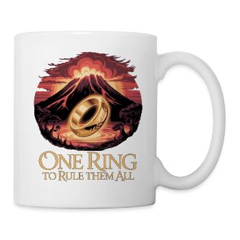 Crête de l’Anneau Volcanique - Mug blanc - blanc - Droite