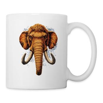 Mammut Wollhaarmammut Eiszeit Mammuts Süßes Mammut - Tasse - Weiß - Rechts